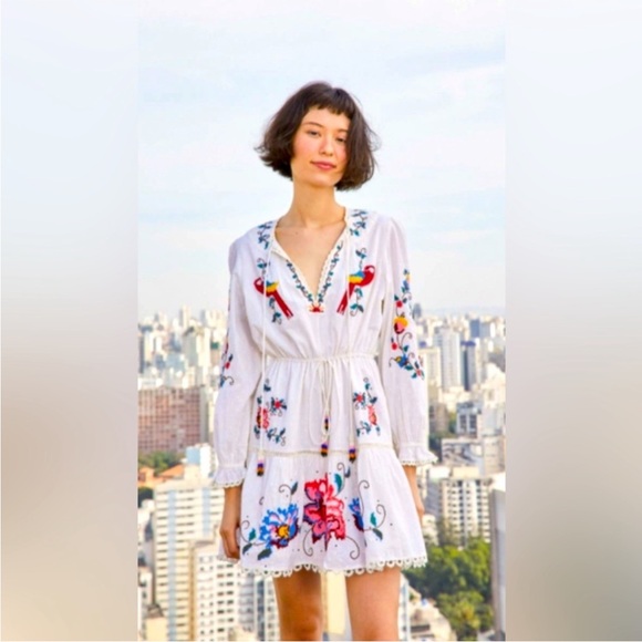 how to style denim mini dress Entro Chic Button-Down Denim Pocket Dress